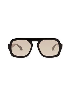Elisa Johnson Jane in Gloss Black Sunglasses